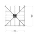 Palram – Canopia Palermo 3000 10' x 10' Gazebo