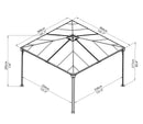 Palram – Canopia Palermo 3600 12' x 12' Gazebo