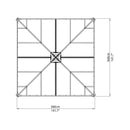 Palram – Canopia Palermo 3600 12' x 12' Gazebo