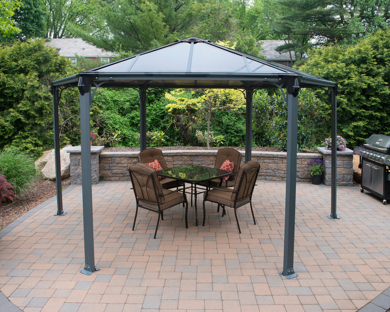 Palram – Canopia Monaco Hexagon Garden Gazebo