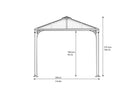 Palram – Canopia Martinique 4300 10' x 14' Garden Gazebo