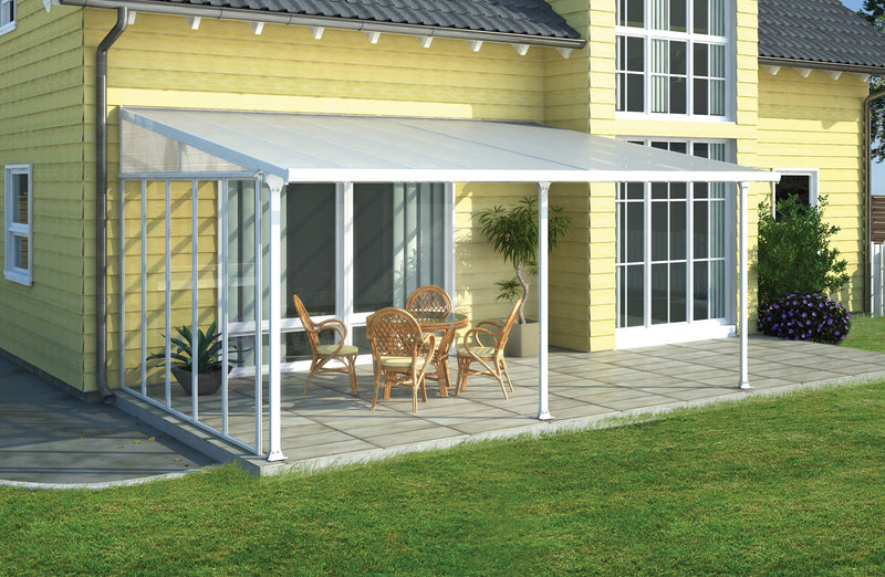 Palram – Canopia Feria 13' Patio Cover Sidewall Kit - White