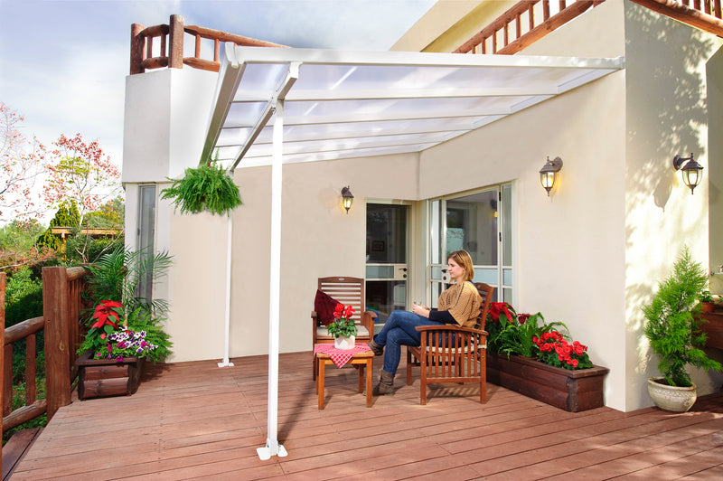 Palram – Canopia Feria 10' x 10' Patio Cover - White