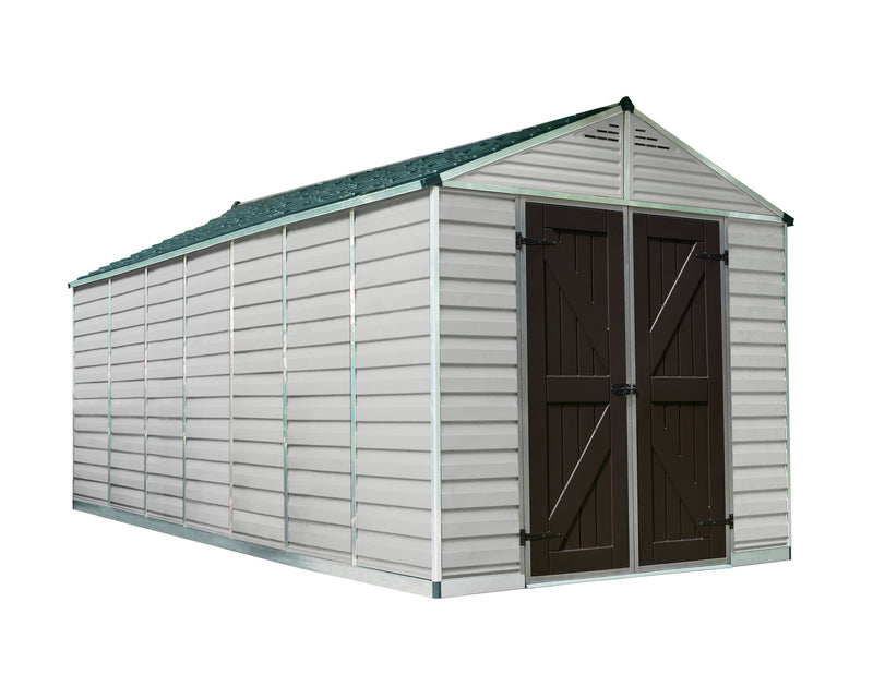 Palram – Canopia SkyLight 8' x 16' Storage Shed - Tan