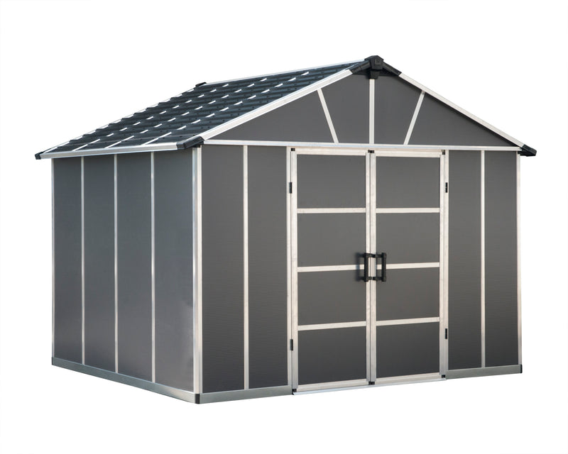 Palram – Canopia Yukon Shed S- 11' x 9' Gray