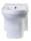EAGO USA EAGO JA1010 White Ceramic Bathroom Bidet with Elongated Seat