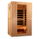Golden Designs Maxxus "Serenity" Dual Tech 2 person Low EMF FAR Infrared Sauna Canadian Hemlock
