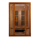 Golden Designs Maxxus "Aspen" Dual Tech 2 person Low EMF FAR Infrared Sauna Canadian Hemlock