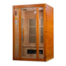 Golden Designs Maxxus "Aspen" Dual Tech 2 person Low EMF FAR Infrared Sauna Canadian Hemlock