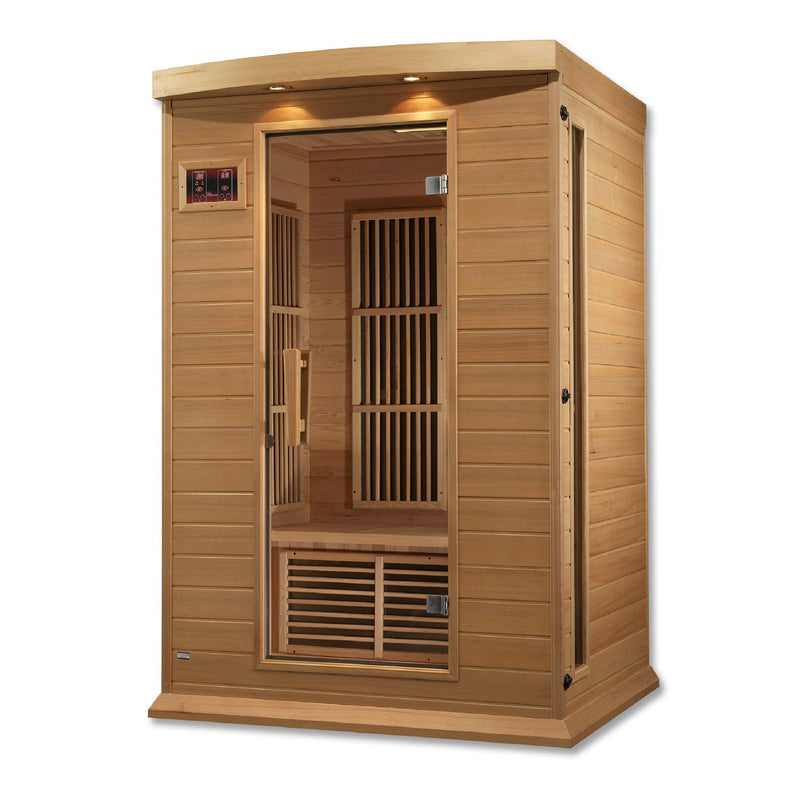 Golden Designs MX-K206-01 Maxxus Low EMF FAR Infrared Sauna Canadian Hemlock