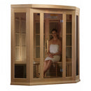 Golden Designs MX-K356-01 Maxxus Low EMF FAR Infrared Sauna Canadian Hemlock