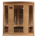 Golden Designs Maxxus "Chaumont Edition" 4 Person Near Zero EMF FAR Infrared Sauna - Canadian Red Cedar