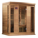 Golden Designs Maxxus "Chaumont Edition" 4 Person Near Zero EMF FAR Infrared Sauna - Canadian Red Cedar
