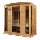 Golden Designs Maxxus "Chaumont Edition" 4 Person Near Zero EMF FAR Infrared Sauna - Canadian Red Cedar