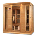 Golden Designs MX-K406-01 Maxxus Low EMF FAR Infrared Sauna Canadian Hemlock