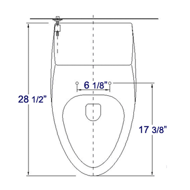 EAGO USA EAGO R-108SEAT Replacement Soft Closing Toilet Seat for TB108