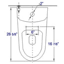 EAGO USA EAGO R-222SEAT Replacement Soft Closing Toilet Seat for TB222