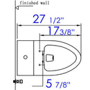 EAGO USA EAGO R-359SEAT Replacement Soft Closing Toilet Seat for TB359