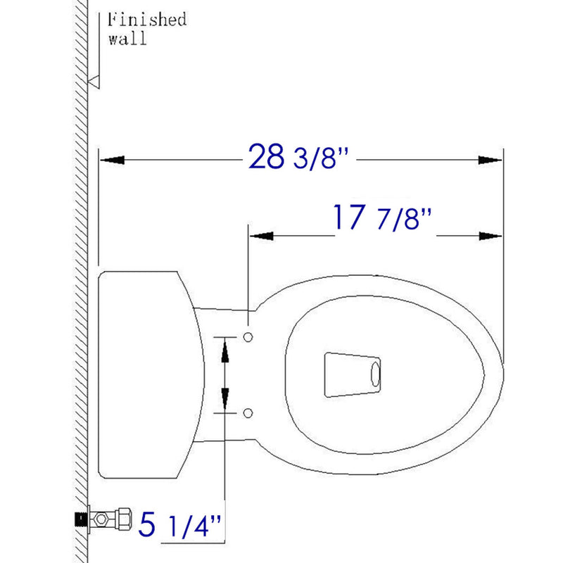 EAGO USA EAGO R-364SEAT Replacement Soft Closing Toilet Seat for TB364