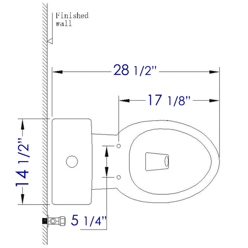 EAGO USA EAGO R-377SEAT Replacement Soft Closing Toilet Seat for TB377