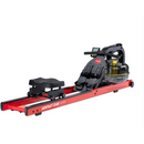 First Degree Fitness Newport Club AR Plus Rowing Machine Horizontal Series Red-Black