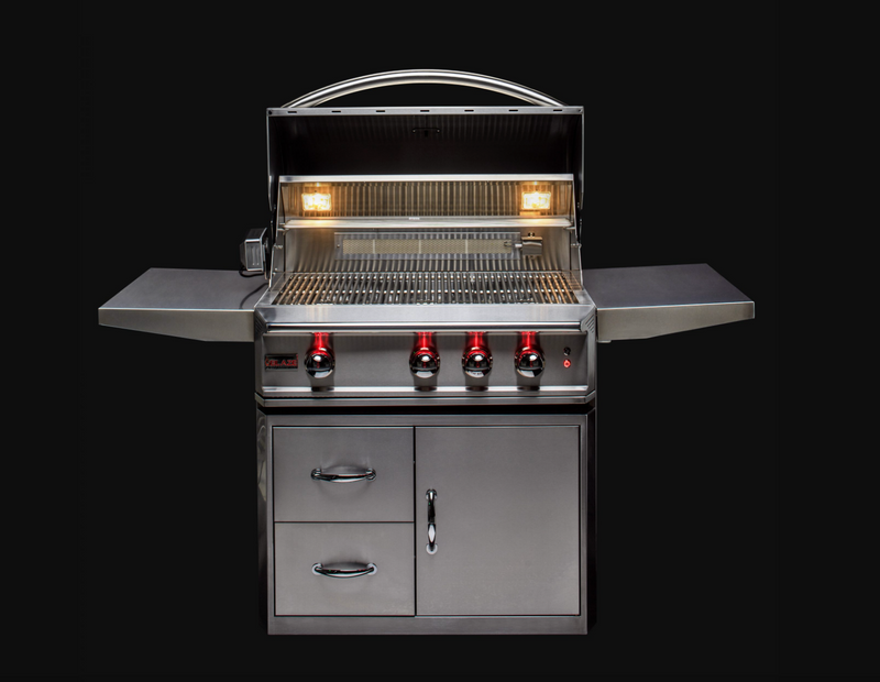 Blaze Professional LUX 34-Inch 3 Burner Built-In Gas Grill With Rear Infrared Burner