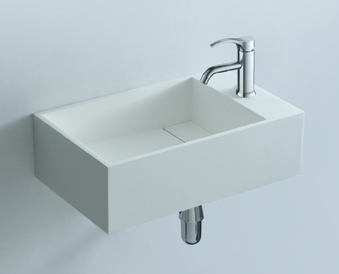 Ideavit SOLIDCUBE  Wall hung / Freestanding Vanity with Rectangular Shape Basin