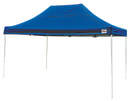 Shelter Logic 10x15 ST Pop-up Canopy, Blue Cover, Black Roller Bag