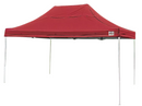 Shelter Logic 10x15 ST Pop-up Canopy, Red Cover, Black Roller Bag