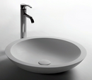 Ideavit  SolidTREND Round Shape Counter Vessel, Bathroom Sink White