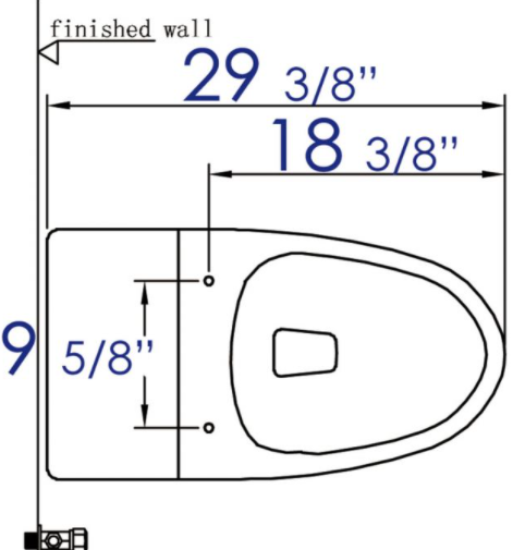 EAGO USA EAGO R-340SEAT Replacement Soft Closing Toilet Seat for TB340