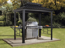 Shelter Logic BBQ Messina Grill Gazebo 6 x 8 ft