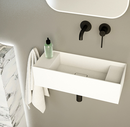 Ideavit  Solidbliss 55  Wall Hung Washbasin, Bathroom Sink White