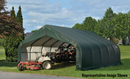 Shelter Logic ShelterCoat 18 x 28 ft. Garage Peak Gray STD
