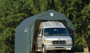 Shelter Logic ShelterCoat 12 x 28 ft. Garage Barn Green STD