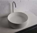 Ideavit SolidTHIN Round Shape Counter Vessel, Bathroom Sink White