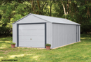 Shelter Logic Arrow Murryhill 14 x 21 Garage, Steel Storage Building, Prefab Storage Shed