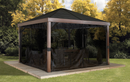 Shelter Logic Valencia Gazebo Wood Finish 12 x 12 ft.
