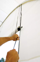 Shelter Logic 30x50 White Canopy Enclosure Kit, FR Rated