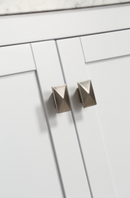 Eviva Aberdeen 84" White Transitional Double Sink Bathroom Vanity w/ White Carrara Top