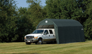 Shelter Logic ShelterCoat 12 x 28 ft. Garage Barn Green STD