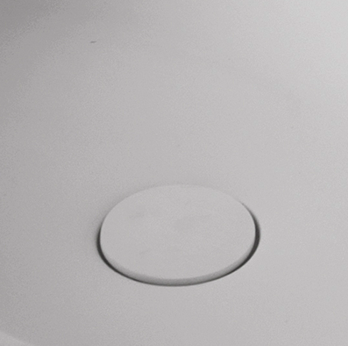 Ideavit SolidTHIN Oval Counter Vessel Solid Surface, Bathroom Sink