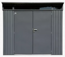 Shelter Logic Arrow Elite Steel Storage Shed, 8x6, Anthracite
