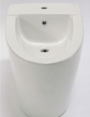 EAGO USA EAGO JA3400 Modern White Ceramic Bathroom Bidet with Elongated Seat