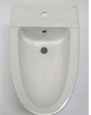 EAGO USA EAGO JA3400 Modern White Ceramic Bathroom Bidet with Elongated Seat