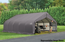 Shelter Logic ShelterCoat 18 x 28 ft. Garage Peak Gray STD
