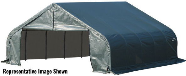 Shelter Logic ShelterCoat 22 x 28 ft. Garage Peak Green STD
