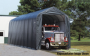 Shelter Logic ShelterCoat 16 x 36 ft. Garage Peak Gray STD