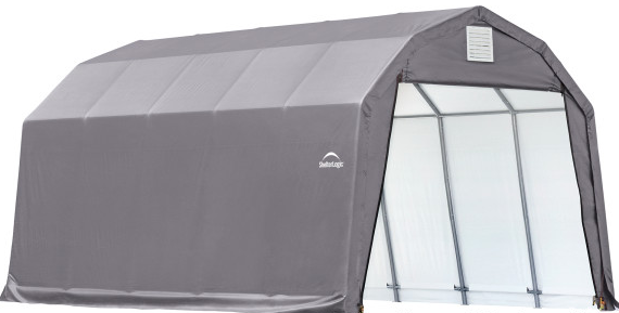 Shelter Logic ShelterCoat 12 x 20 ft. Garage Barn Gray STD