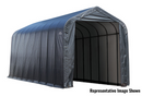 Shelter Logic ShelterCoat 16 x 36 ft. Garage Peak Gray STD